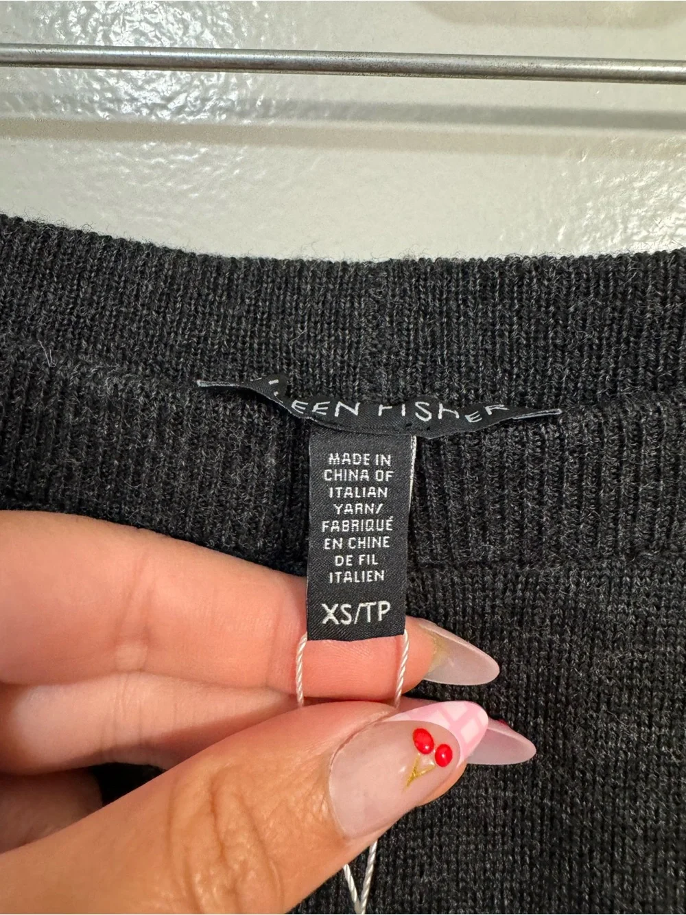 NWT $218 Eileen Fisher Straight Cropped 100% Merino Wool Pants - Picture 7 of 11